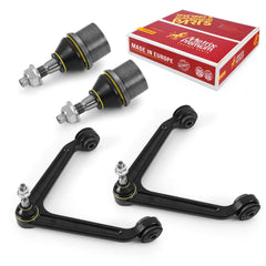 4 PC Front L/R Upper Control Arm & Front Lower L/R Ball Joint Kit  95977MT