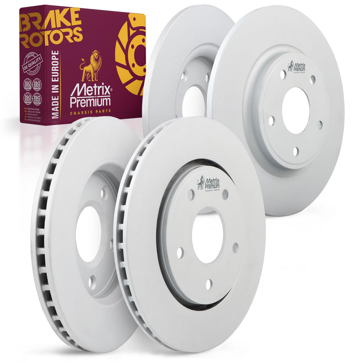 4 PCS Front/Rear Coated Brake Rotor Kit  96324MT
