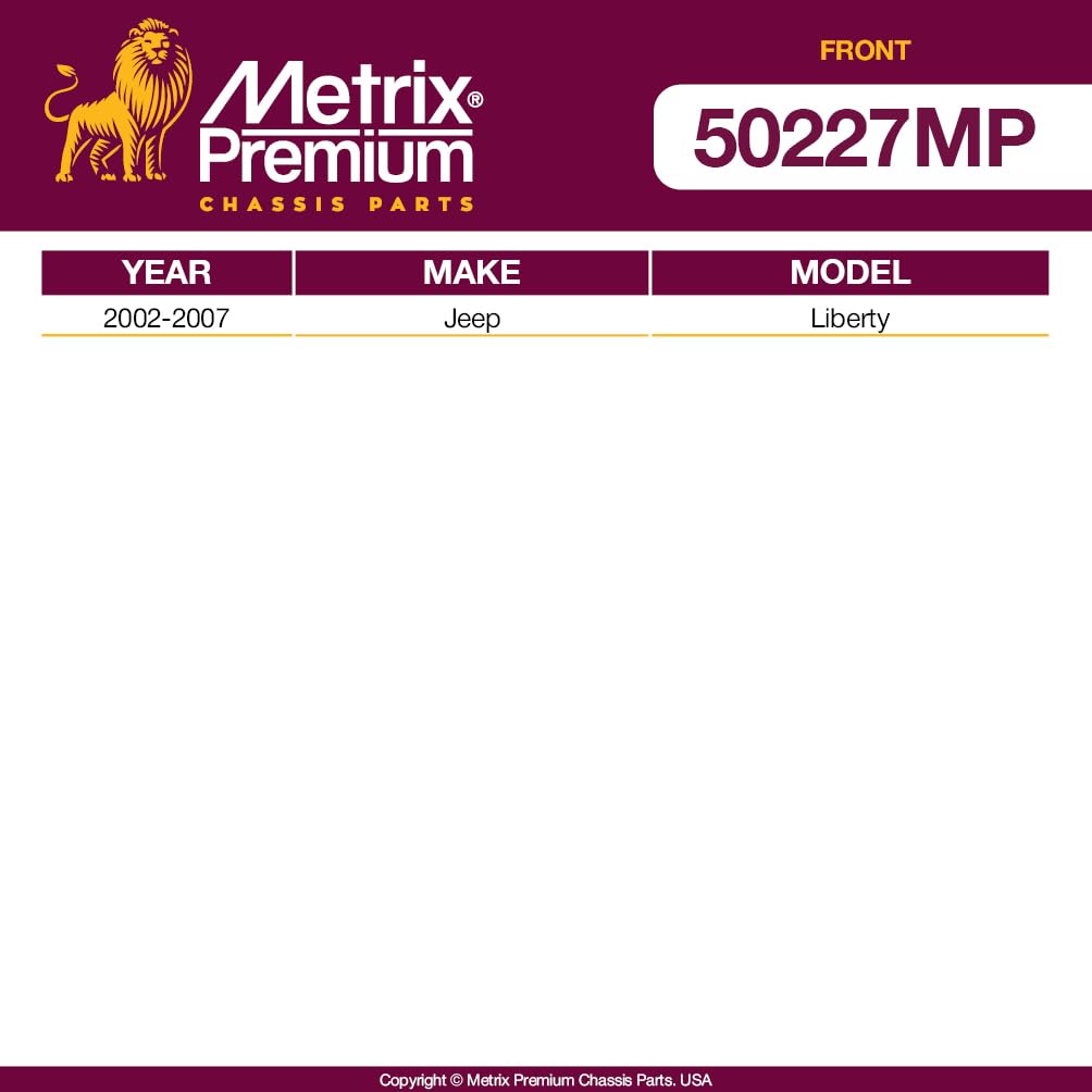 Metrix Premium Front Stabilizer Bar Bushing Kit 50227MP fitment