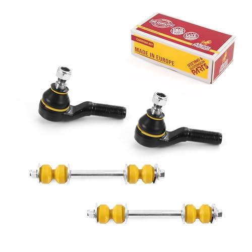 Metrix Premium 4PCS Outer Tie Rod End and Front Stabilizer Bar Link Kit ES80589, K5254 Fits Nissan Frontier - Metrix Premium Chassis Parts