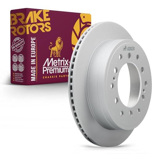 Metrix Premium Rear Coated Vented Disc Brake Rotor Fits Toyota FJ Cruiser, Lexus GX470, Toyota 4Runner, Toyota Sequoia, Lexus GX460