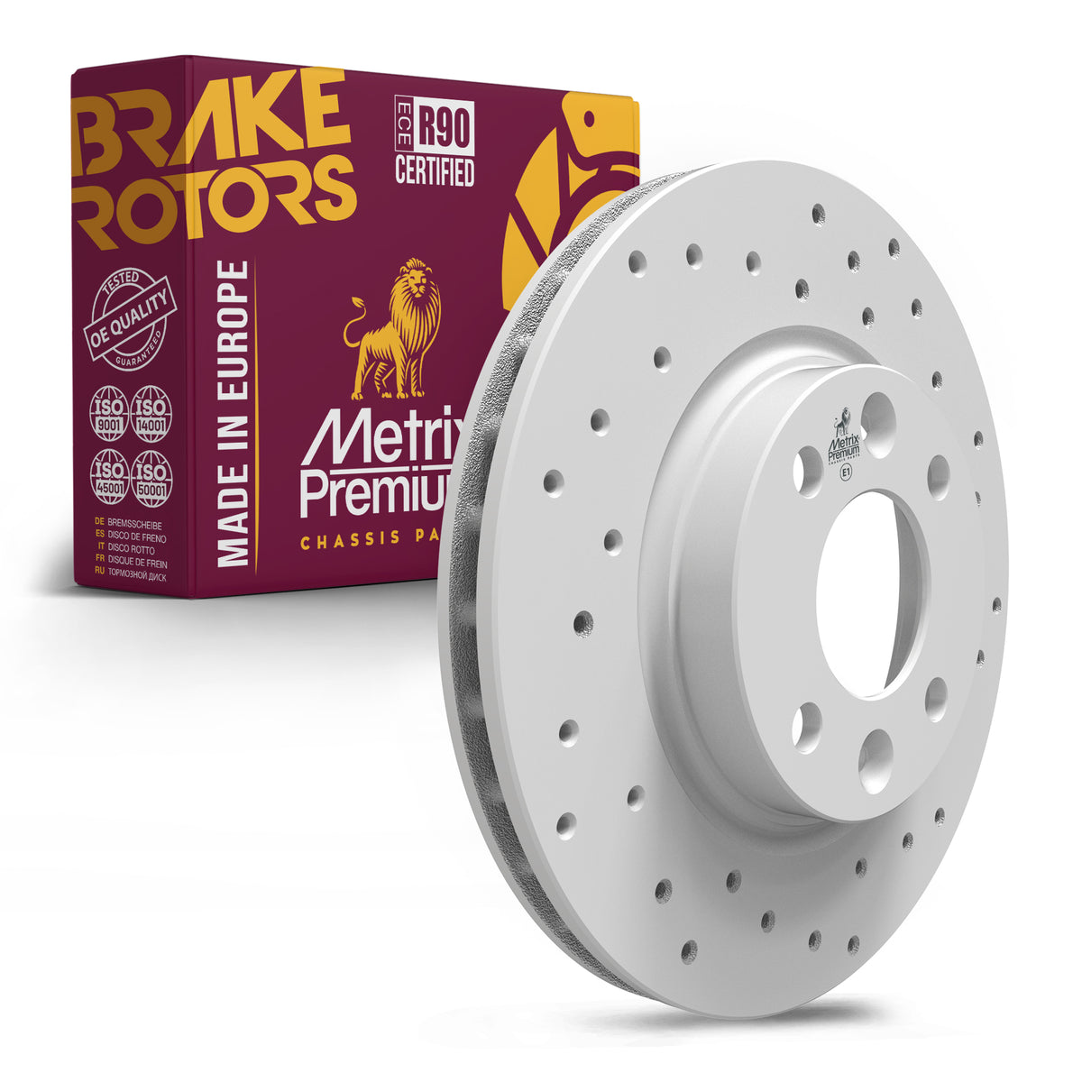 METRIX PREMIUM CHASSIS PARTS Disc Brake Rotor P/N:83514MF Fits: Smart Eq Fortwo 2019, Smart Fortwo 18-16