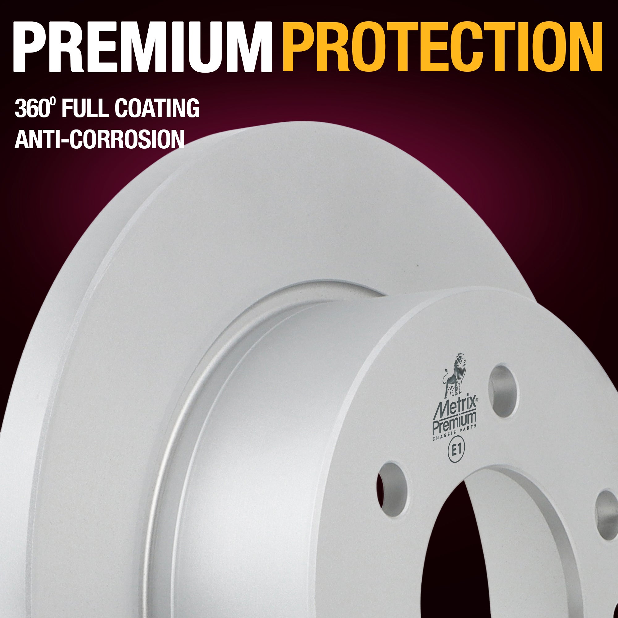 Metrix Premium Rear Disc Brake Rotor Kit 92528MT suspension steering brake parts