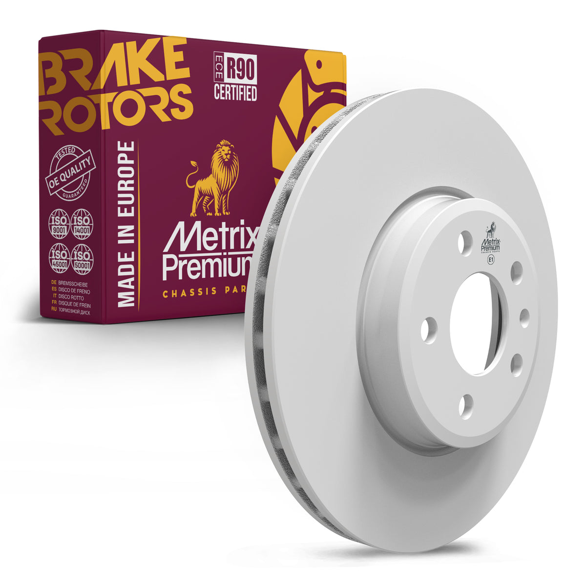 METRIX PREMIUM CHASSIS PARTS Disc Brake Rotor P/N:83559MF Fits: Audi A4 20-17, Audi A4 Quattro 22-21, Audi A5 19-18, Audi A5 Sportback 22-21