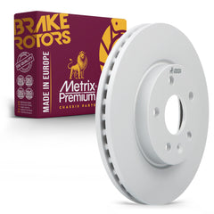 Metrix Premium Chassis Parts - 10.87 inch (276mm) Front Coated Vented Disc Brake Rotor Fits 2011-2019 Chevrolet Cruze, 2012-2020 Sonic, 2016 Cruze Limited, 2016-2019 Volt, 2017-23 Bolt EV, Bolt EUV