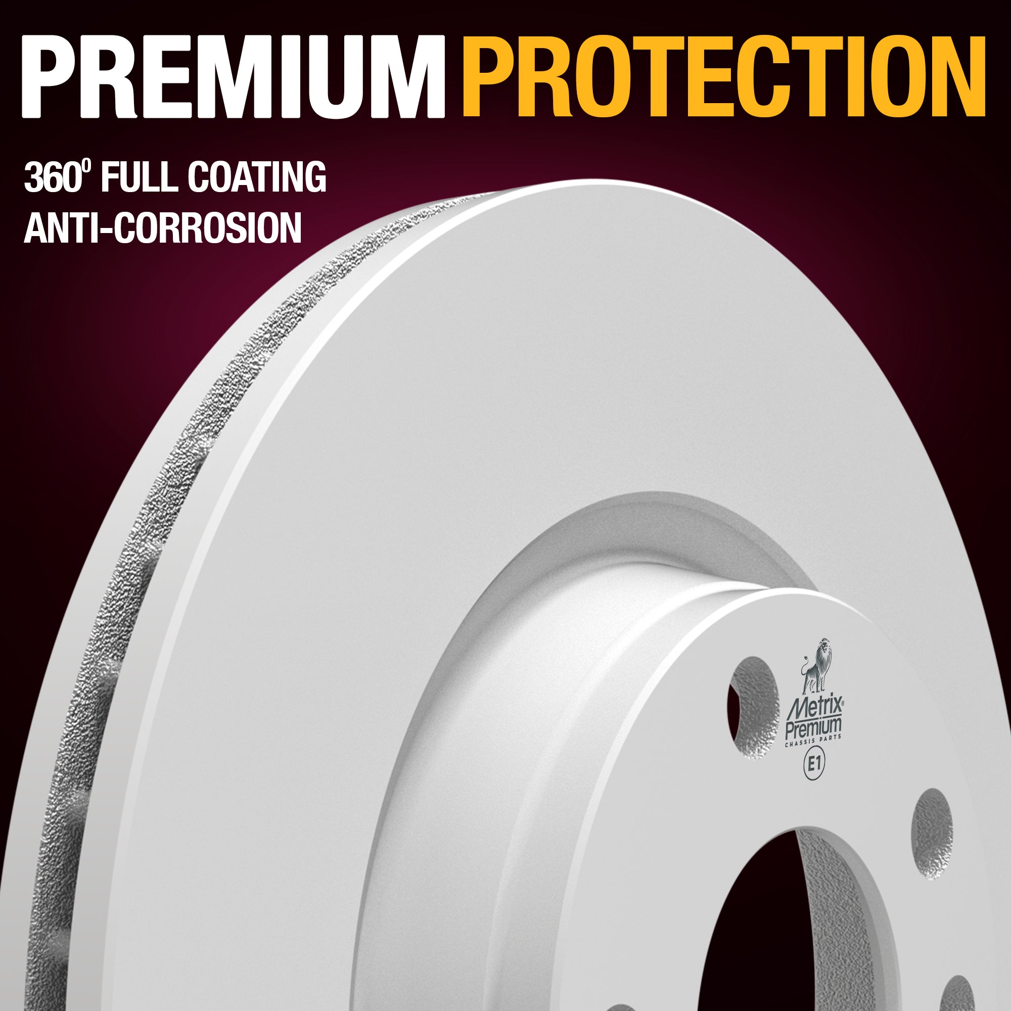 METRIX PREMIUM CHASSIS PARTS Disc Brake Rotor P/N:83610MF Fits: Audi 100 94-92, Audi A4 06-96, Audi A6 01-95, Audi A8 Quattro 03-00, Audi S8 03-01, Volkswagen Passat 01-99