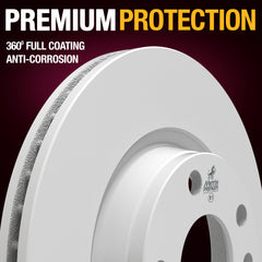METRIX PREMIUM CHASSIS PARTS Disc Brake Rotor P/N:83610MF Fits: Audi 100 94-92, Audi A4 06-96, Audi A6 01-95, Audi A8 Quattro 03-00, Audi S8 03-01, Volkswagen Passat 01-99