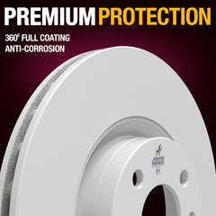 METRIX PREMIUM CHASSIS PARTS Disc Brake Rotor P/N:83618MF Fits: Fiat 500 19-12