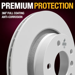 Metrix Premium Rear Disc Brake Rotor Kit 92216MT suspension steering brake parts