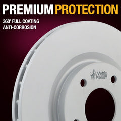 Metrix Premium 2 PC Brake Rotor Kit 96415MT aftermarket parts