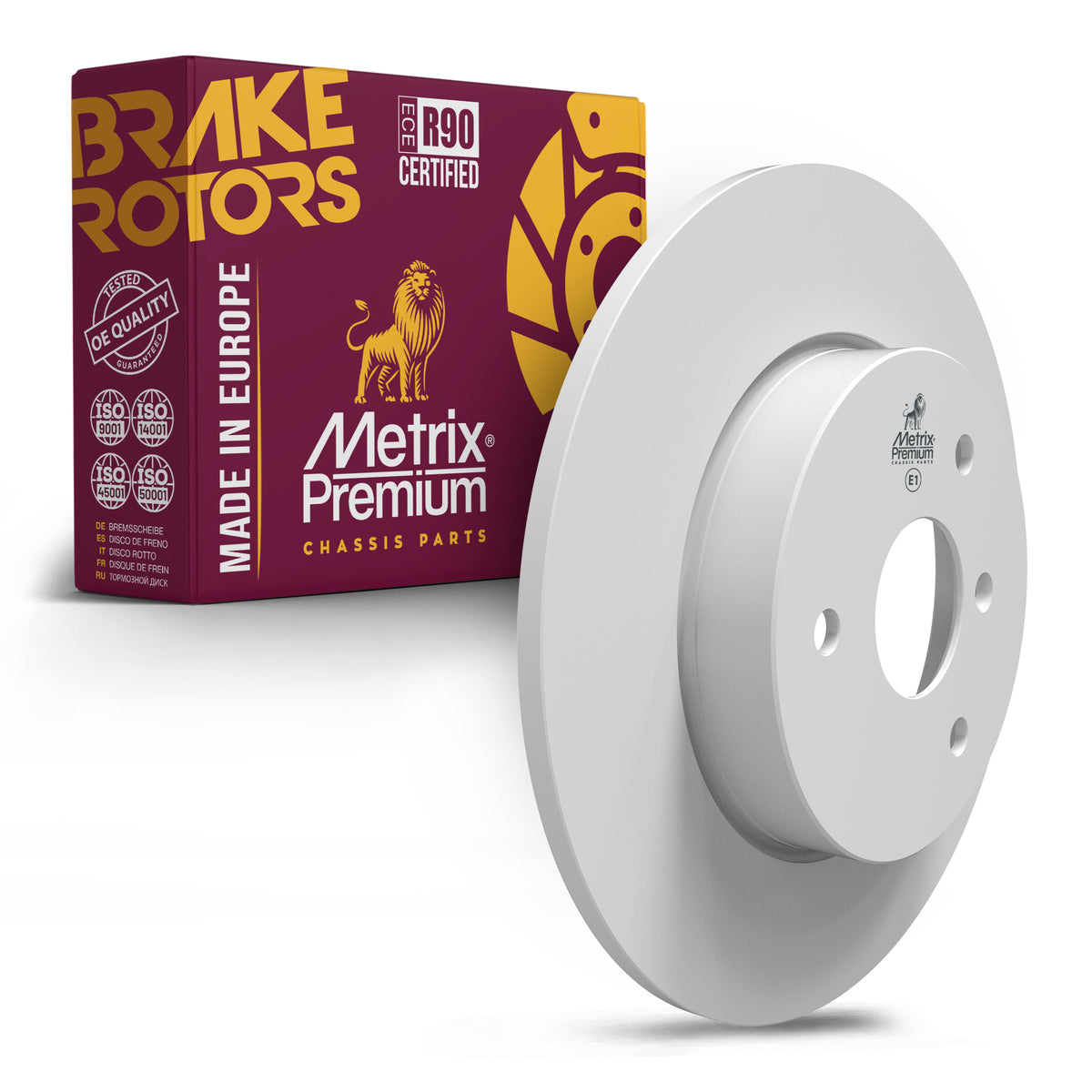 METRIX PREMIUM CHASSIS PARTS Disc Brake Rotor P/N:83764MF Fits: Smart Fortwo 07-05