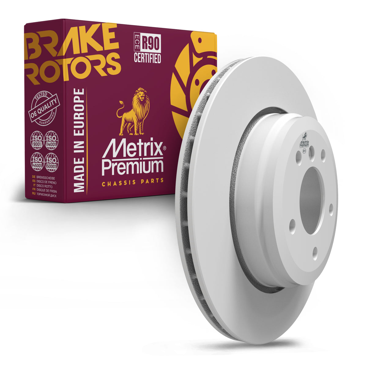 METRIX PREMIUM CHASSIS PARTS Disc Brake Rotor P/N:83783MF Fits: BMW 525i 07-04, BMW 528i 09-08, BMW 530i 07-04