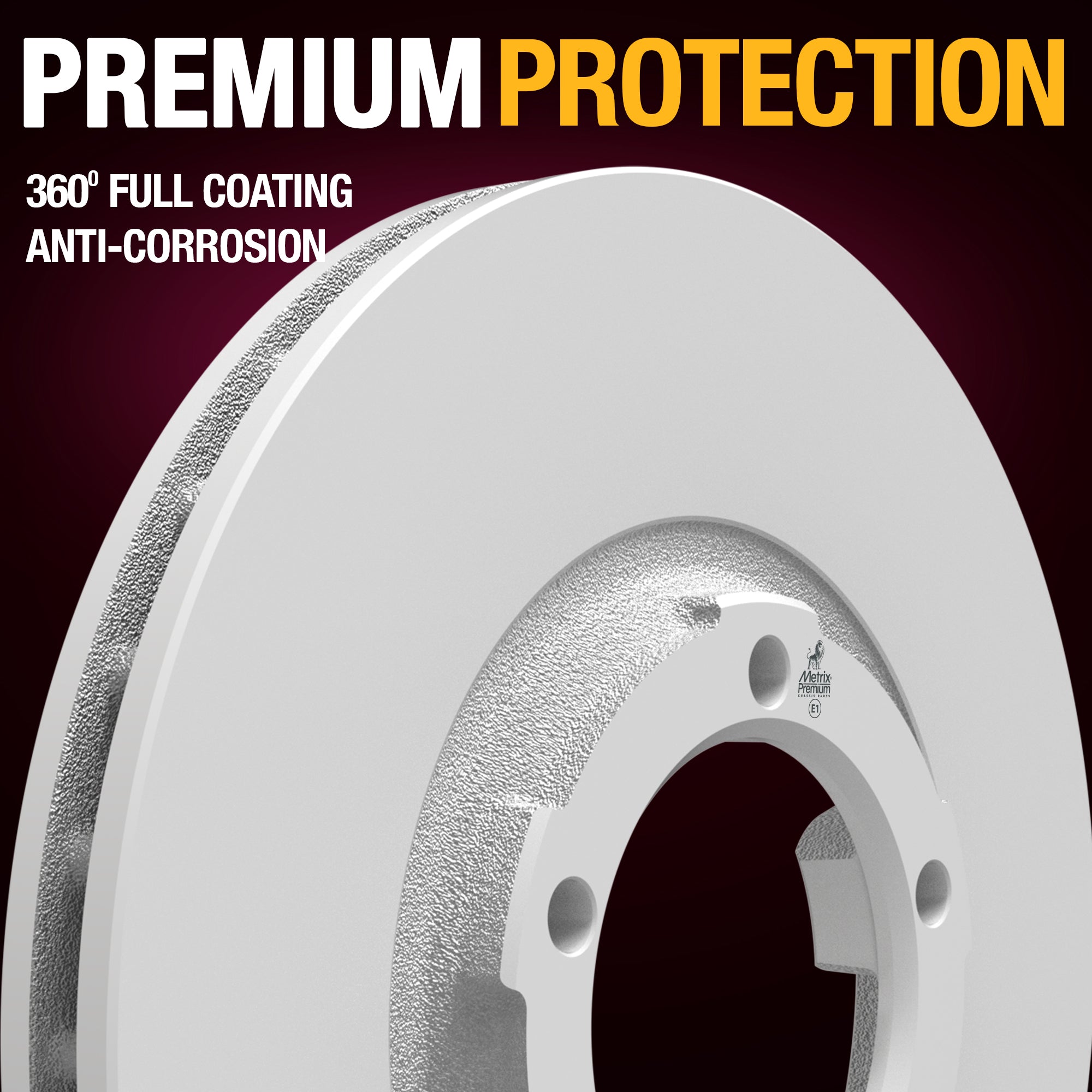 METRIX PREMIUM CHASSIS PARTS Disc Brake Rotor P/N:83876MF Fits: Mitsubishi Van 90-87