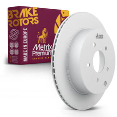 Metrix Premium Chassis Parts - 12.11 inch (307.7mm) Rear Coated Vented Disc Brake Rotor Fits INFINITI FX35, FX37, FX45, JX35, M35h, M37, M56, Q50, Q60, Q70, Q70L, QX60, QX70, Nissan Murano Pathfinder