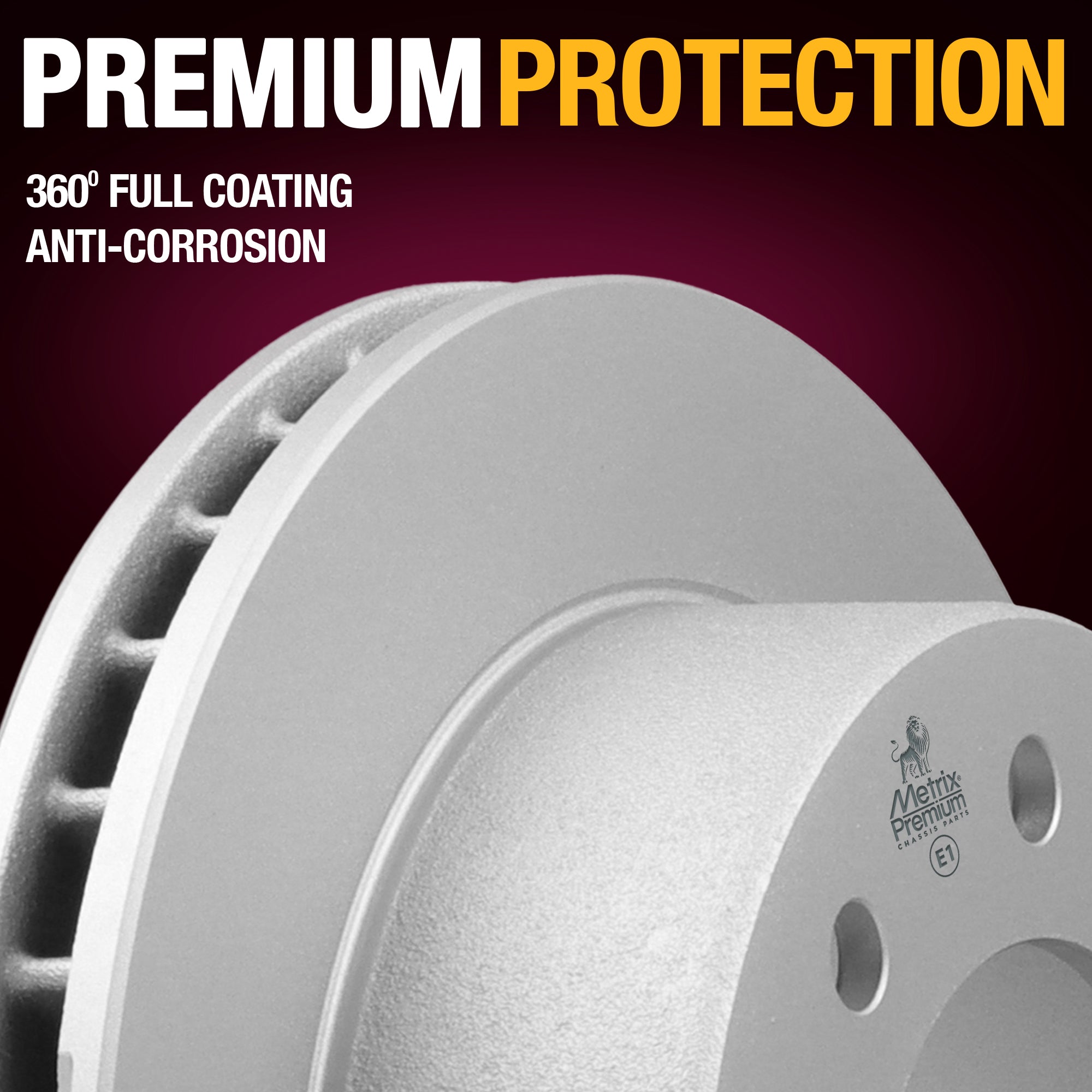 Metrix Premium Rear Disc Brake Rotor 83937MF high quality car parts
