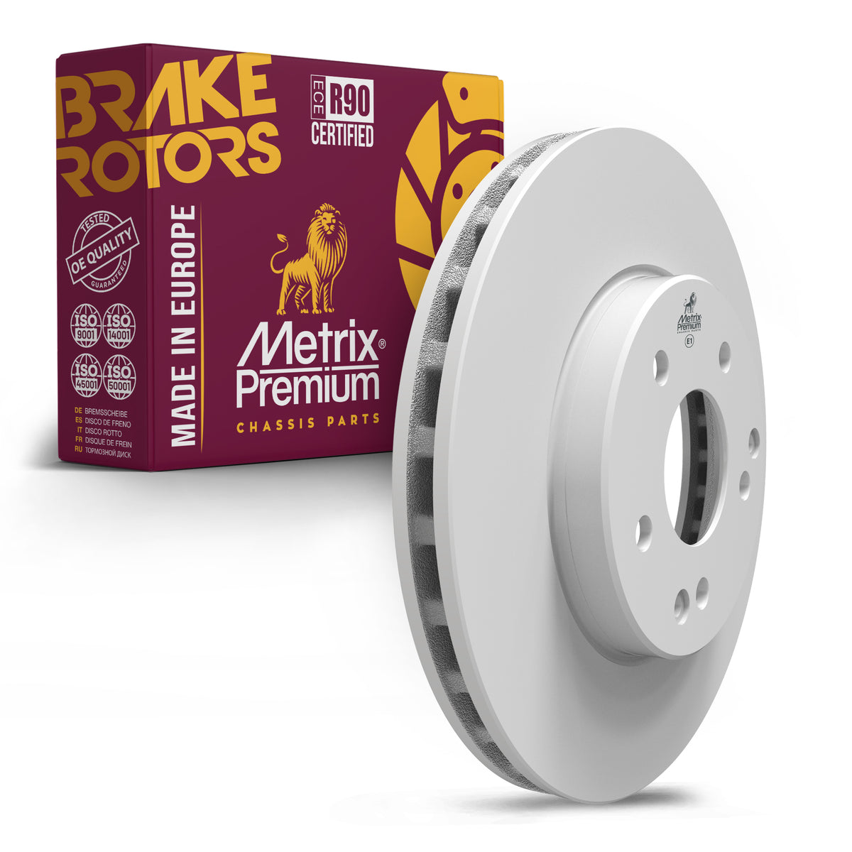 METRIX PREMIUM CHASSIS PARTS Disc Brake Rotor P/N:83951MF Fits: Mercedes-benz C230 00-99, Mercedes-benz C230 05-02, Mercedes-benz C240 05-01, Mercedes-benz C280 00-96, Mercedes-benz E300 97-96, Mercedes-benz Slk230 04-98