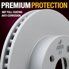 Metrix Premium Front Disc Brake Rotor Kit 92593MT suspension steering brake parts