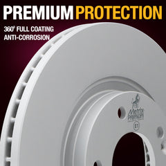Metrix Premium Front Disc Brake Rotor Kit 92755MT suspension steering brake parts