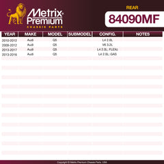 Metrix Premium Rear Disc Brake Rotor 84090MF aftermarket car parts