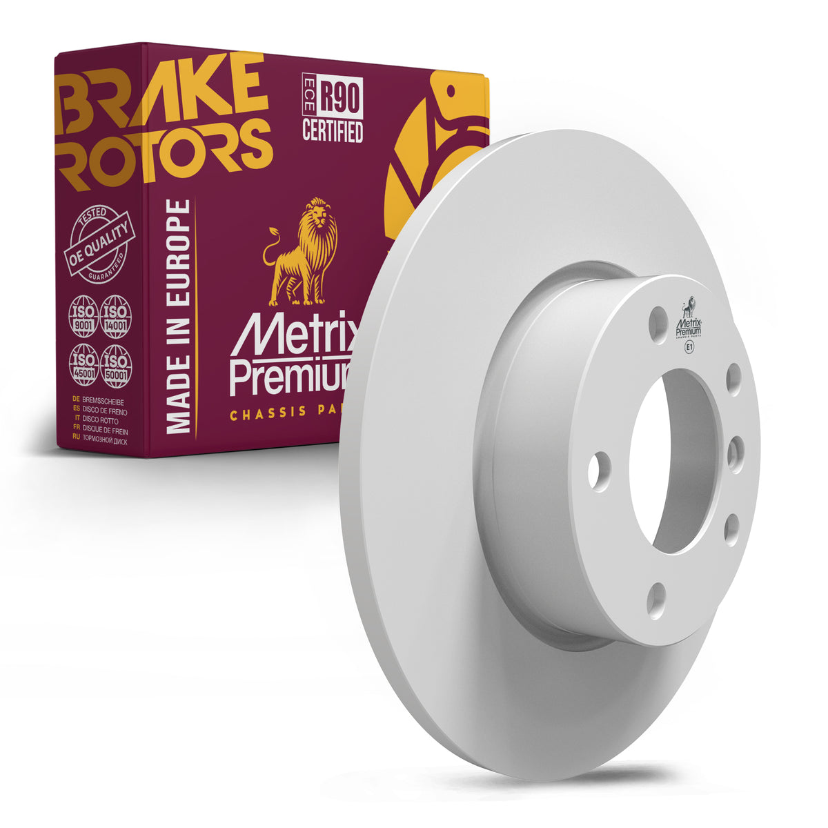 METRIX PREMIUM CHASSIS PARTS Disc Brake Rotor P/N:84093MF Fits: BMW 318ti 97-95, BMW Z3 98-96