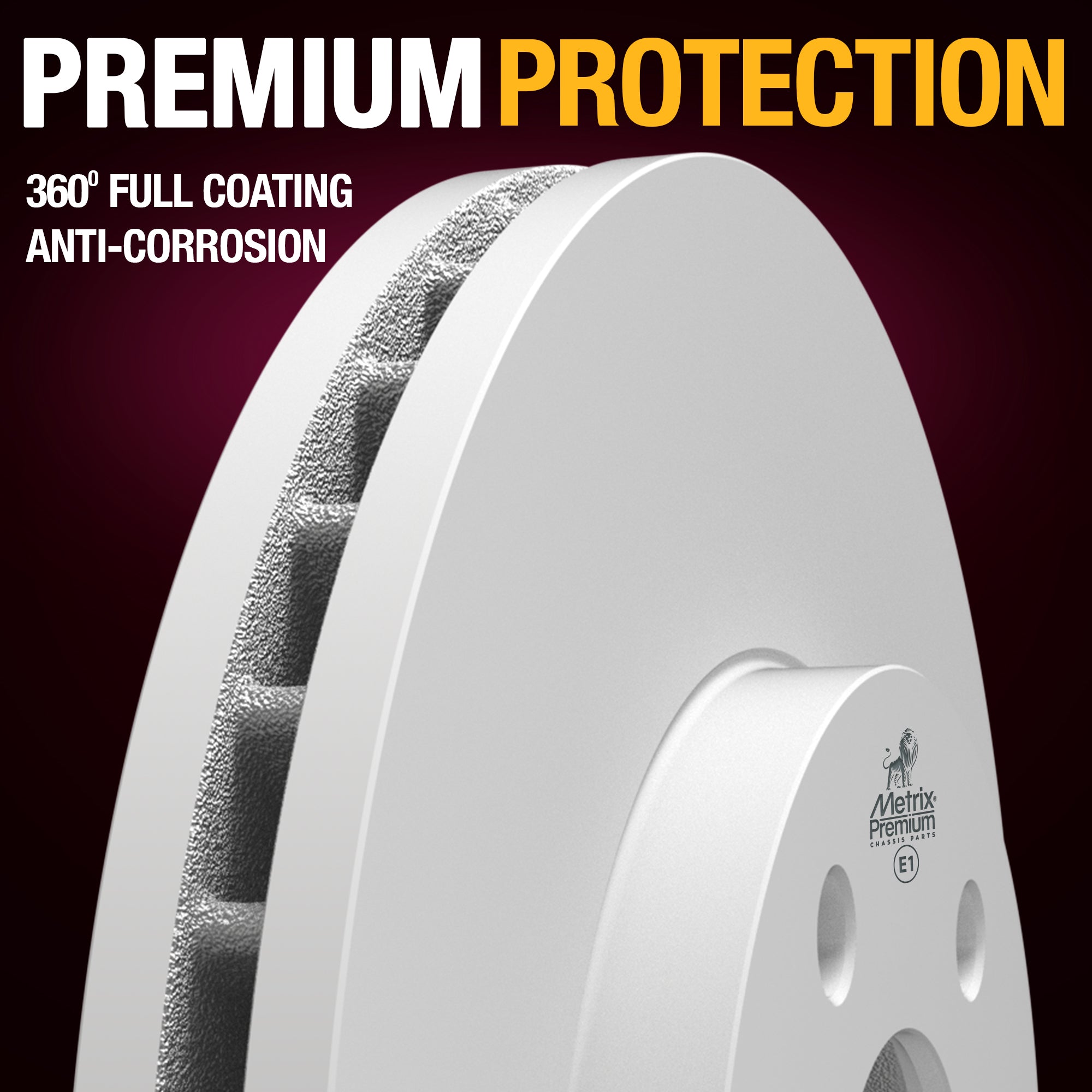 METRIX PREMIUM CHASSIS PARTS Disc Brake Rotor P/N:84122MF Fits: Chevrolet Malibu 08-04, Pontiac G6 07-05