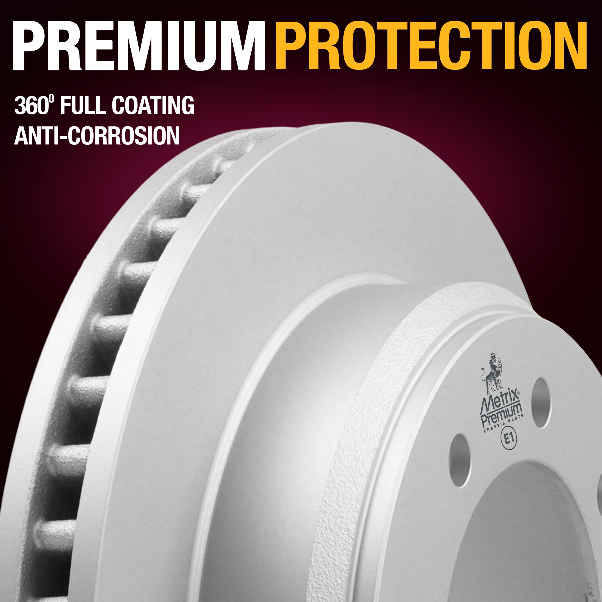 Metrix Premium Rear Disc Brake Rotor Kit 92413MT suspension steering brake parts