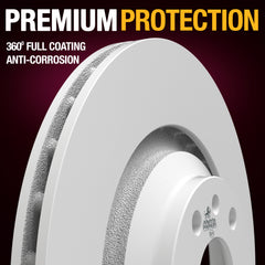 METRIX PREMIUM CHASSIS PARTS Disc Brake Rotor P/N:84148MF Fits: Audi A6 11-05, Audi A6 Quattro 11-05