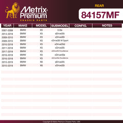 Metrix Premium Rear Disc Brake Rotor 84157MF OEM fit spare parts