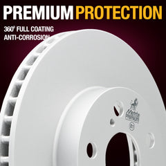Metrix Premium Front Disc Brake Rotor Kit 92677MT suspension steering brake parts