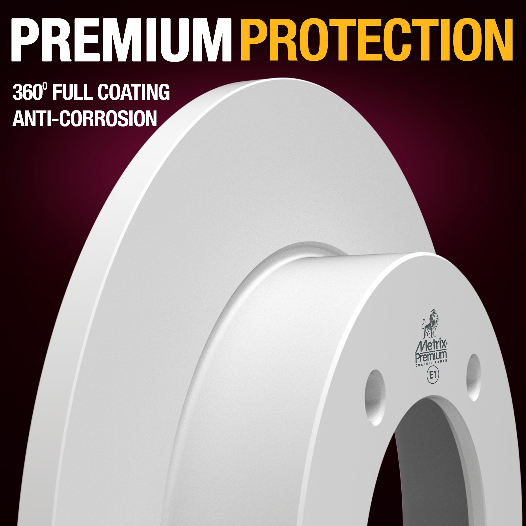 METRIX PREMIUM CHASSIS PARTS Disc Brake Rotor P/N:84200MF Fits: Suzuki Samurai 95-85, Suzuki Sj413 1985