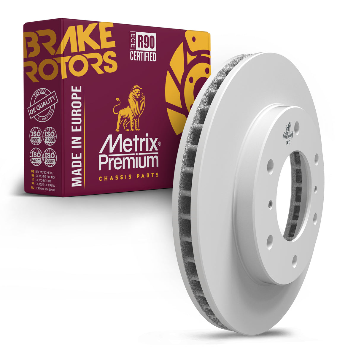 METRIX PREMIUM CHASSIS PARTS Disc Brake Rotor P/N:84221MF Fits: Mitsubishi Montero 06-01
