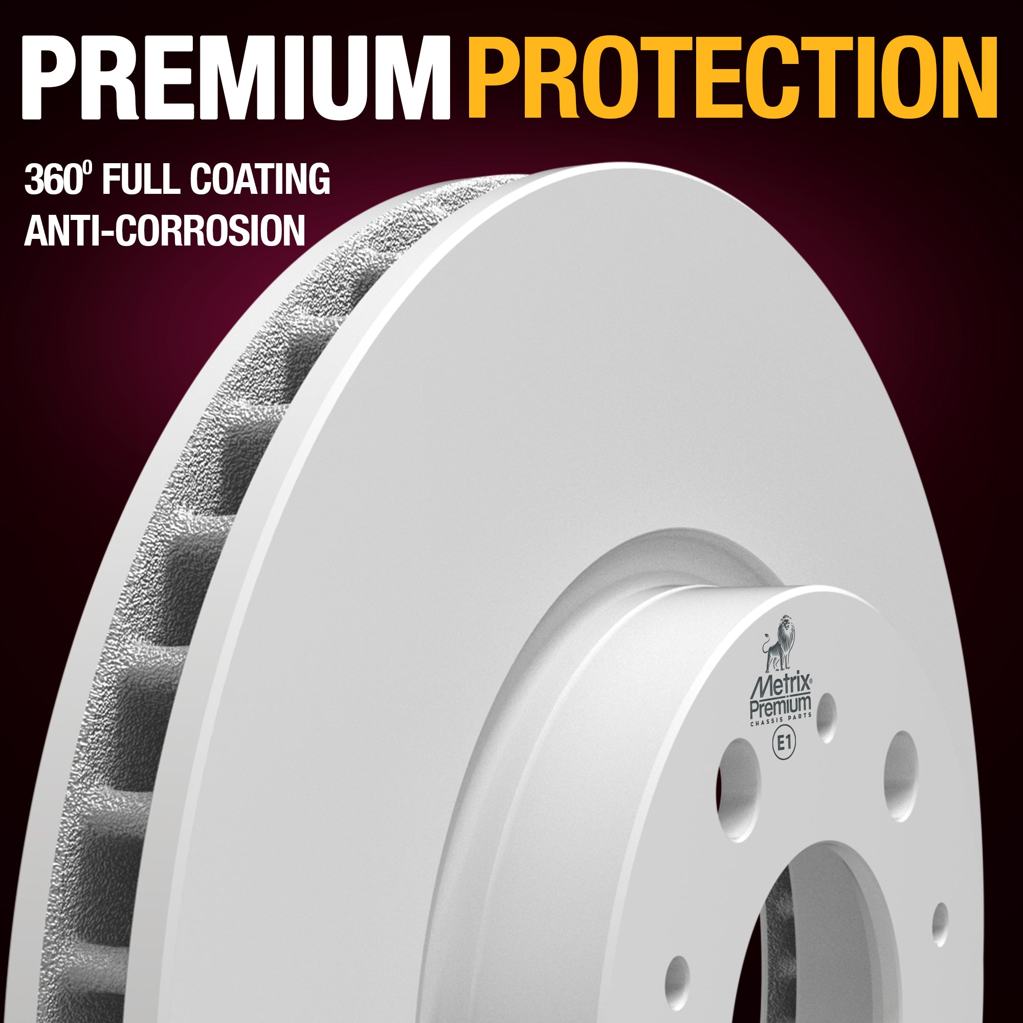 METRIX PREMIUM CHASSIS PARTS Disc Brake Rotor P/N:84236MF Fits: Volvo 850 97-93, Volvo S70 00-98, Volvo S90 98-97, Volvo V70 00-98, Volvo V90 98-97
