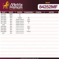 Metrix Premium Rear Disc Brake Rotor 84252MF OEM fit spare parts