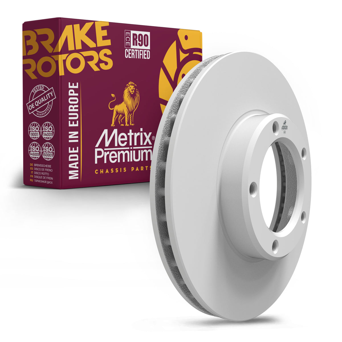 METRIX PREMIUM CHASSIS PARTS Disc Brake Rotor P/N:84361MF Fits: Toyota Pickup 95-84