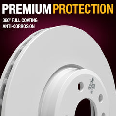 METRIX PREMIUM CHASSIS PARTS Disc Brake Rotor P/N:84361MF Fits: Toyota Pickup 95-84
