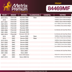 Metrix Premium Front Disc Brake Rotor 84469MF OEM fit spare parts