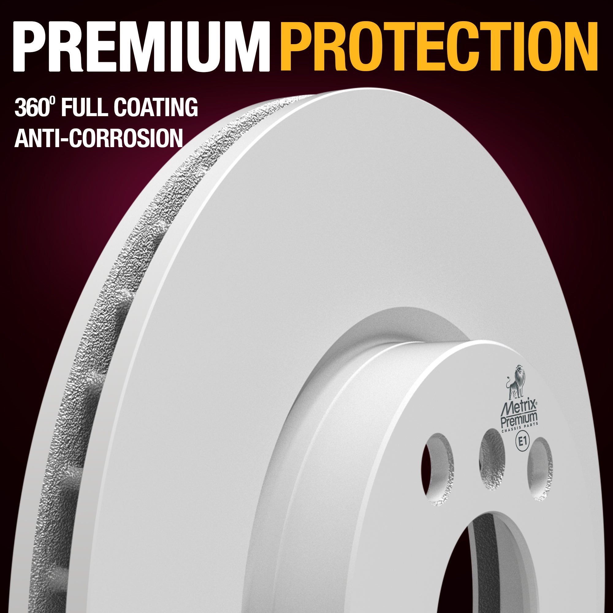 METRIX PREMIUM CHASSIS PARTS Disc Brake Rotor P/N:84482MF Fits: Mini Cooper 21-14, Mini Cooper Clubman 19-16