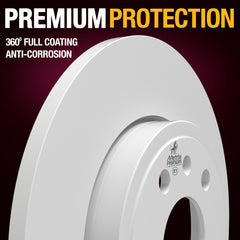 METRIX PREMIUM CHASSIS PARTS Disc Brake Rotor P/N:84492MF Fits: Audi A4 09-05
