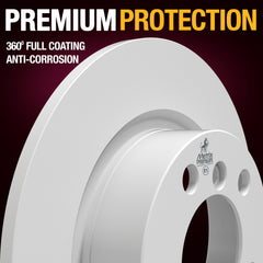 METRIX PREMIUM CHASSIS PARTS Disc Brake Rotor P/N:84495MF Fits: Mini Cooper Countryman 16-11, Mini Cooper Paceman 16-13