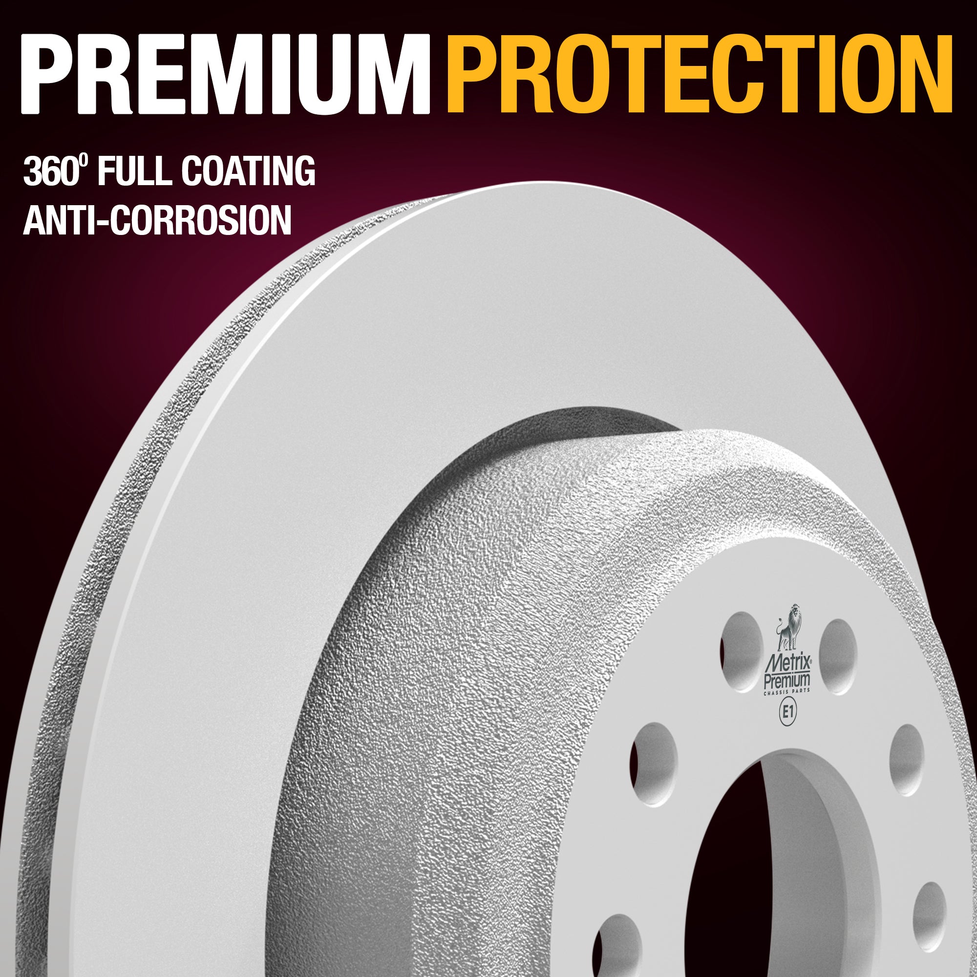Metrix Premium Rear Disc Brake Rotor Kit 92197MT suspension steering brake parts