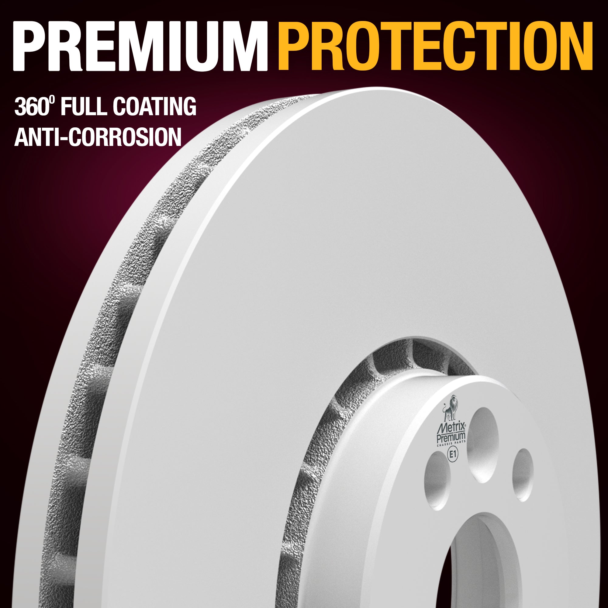METRIX PREMIUM CHASSIS PARTS Disc Brake Rotor P/N:84504MF Fits: Volvo Xc60 17-10