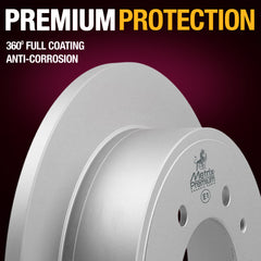 Metrix Premium Rear Disc Brake Rotor Kit 92308MT suspension steering brake parts