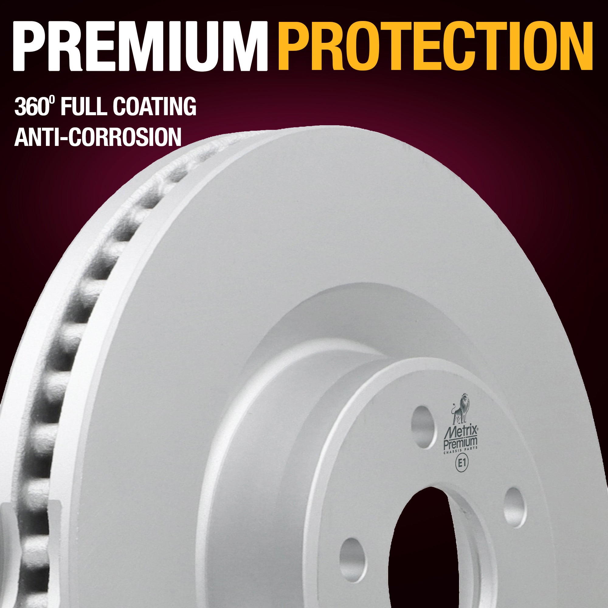 Metrix Premium Rear Disc Brake Rotor Kit 92475MT spare car parts