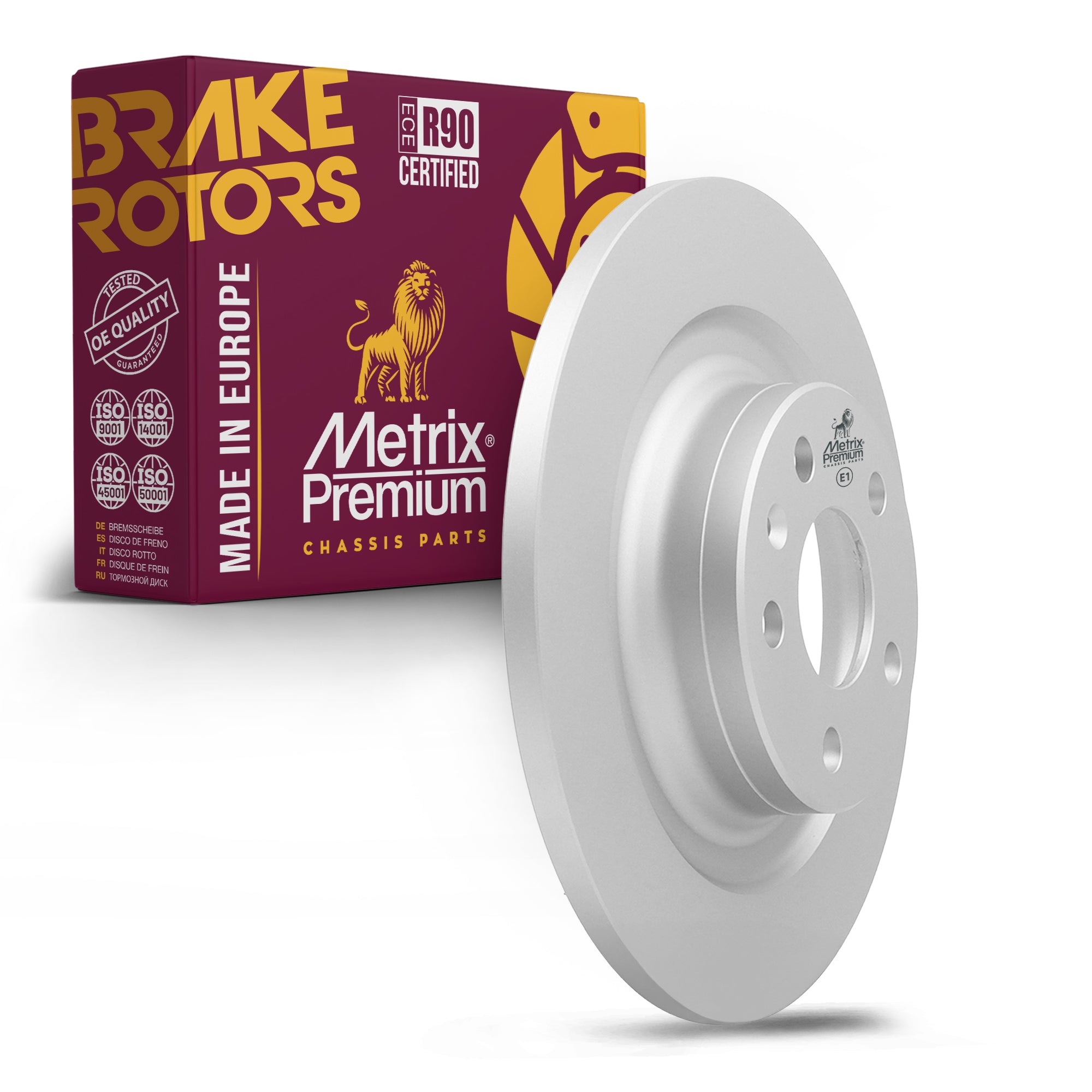 Metrix Premium Rear Disc Brake Rotor 84665MF OEM fit auto parts