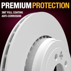 METRIX PREMIUM CHASSIS PARTS Disc Brake Rotor P/N:84705MF Fits: Land Rover Range Rover Sport 13-10