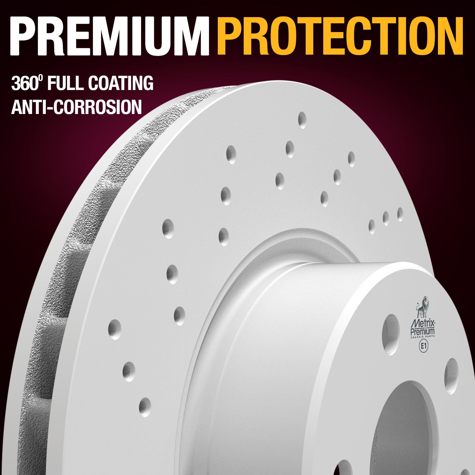 Metrix Premium Chassis Parts Front Disc Brake Rotor Kit 91873MT suspension steering brake parts