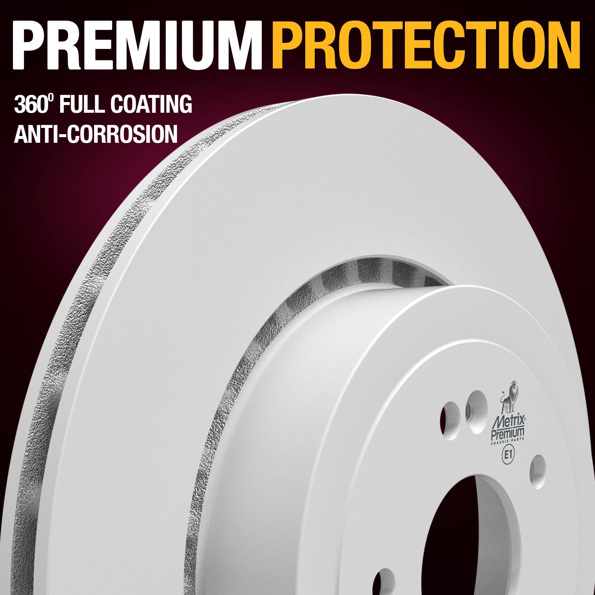 Metrix Premium Chassis Parts Rear Disc Brake Rotor Kit 91837MT suspension steering brake parts