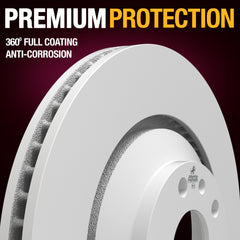 METRIX PREMIUM CHASSIS PARTS Disc Brake Rotor P/N:84783MF Fits: Audi A8 Quattro 09-05, Audi S8 09-07