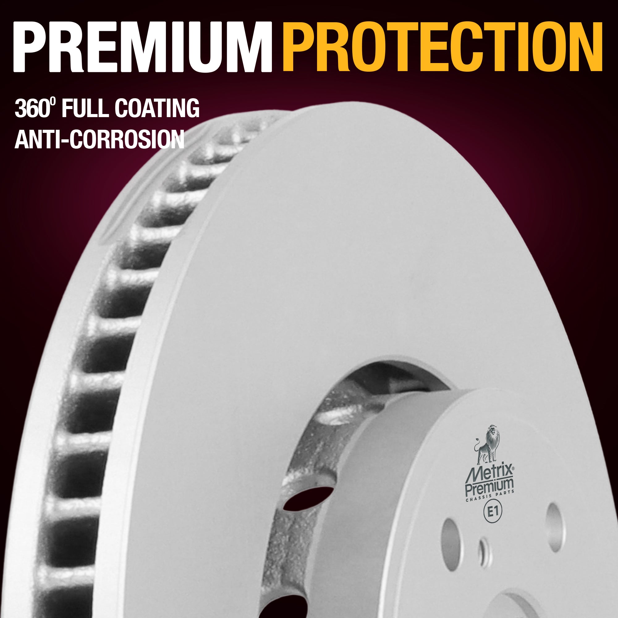 Metrix Premium Front Disc Brake Rotor Kit 92345MT suspension steering brake parts