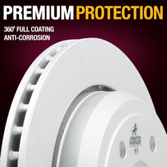 Metrix Premium Rear Disc Brake Rotor Kit 92255MT suspension steering brake parts